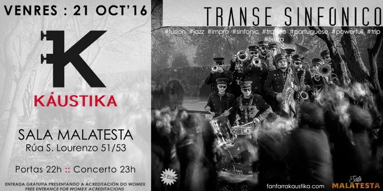 Concierto de Fanfarra Káustika en Santiago de Compostela