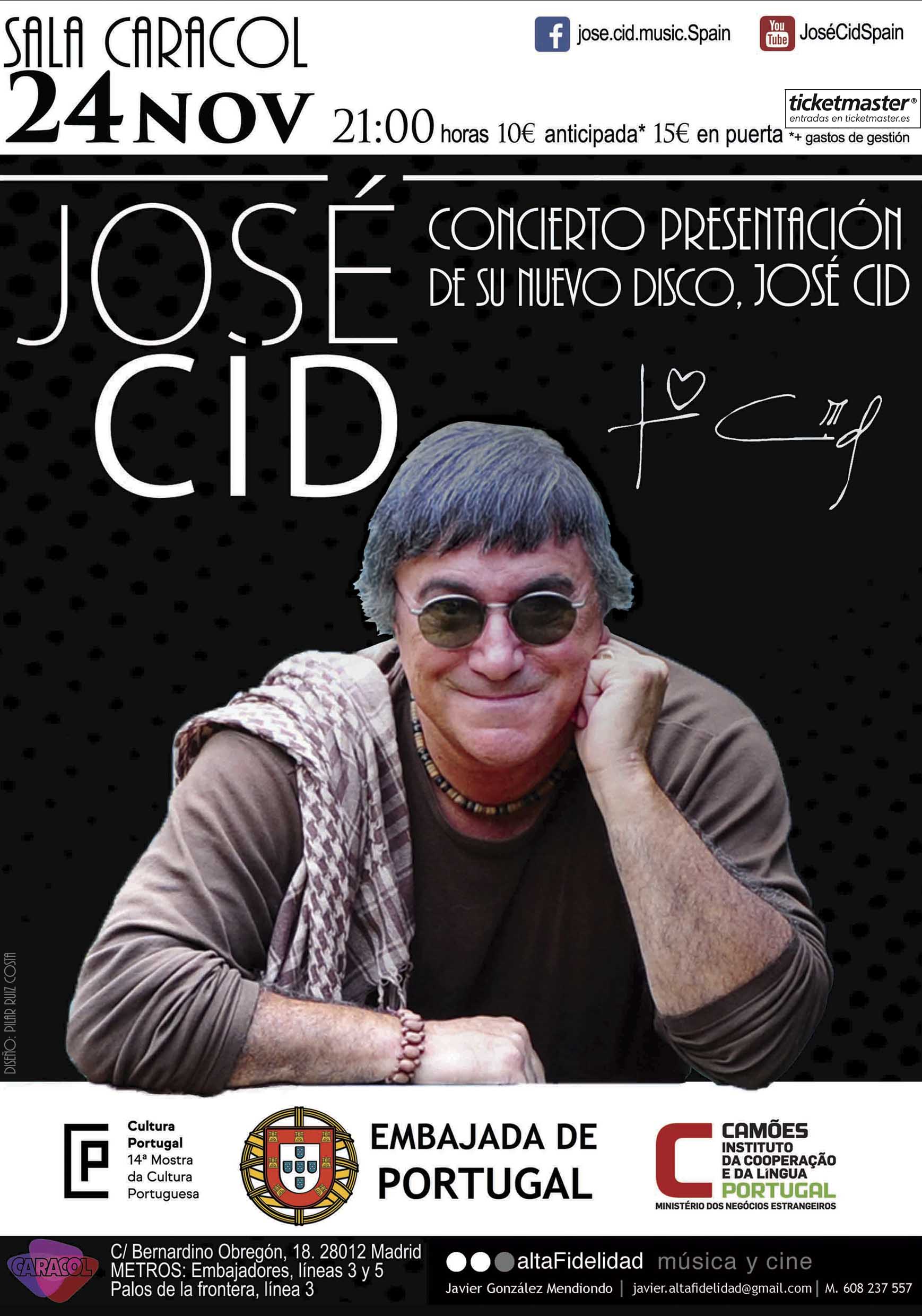 Concierto de José Cid en Madrid