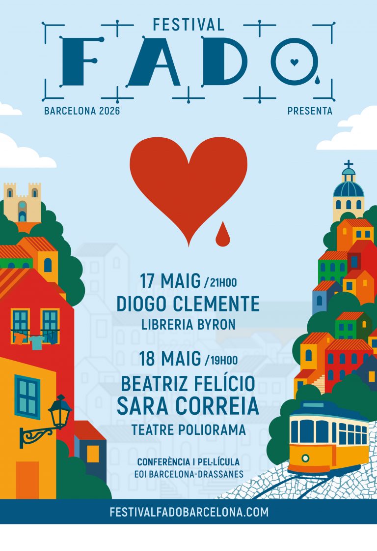 Cartel del festival de fado de Barcelona 2026