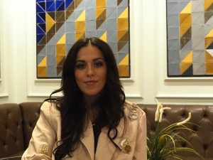 Sara Correia durante la entrevista con No Sólo Fado, Festival de Fado de Madrid 2026